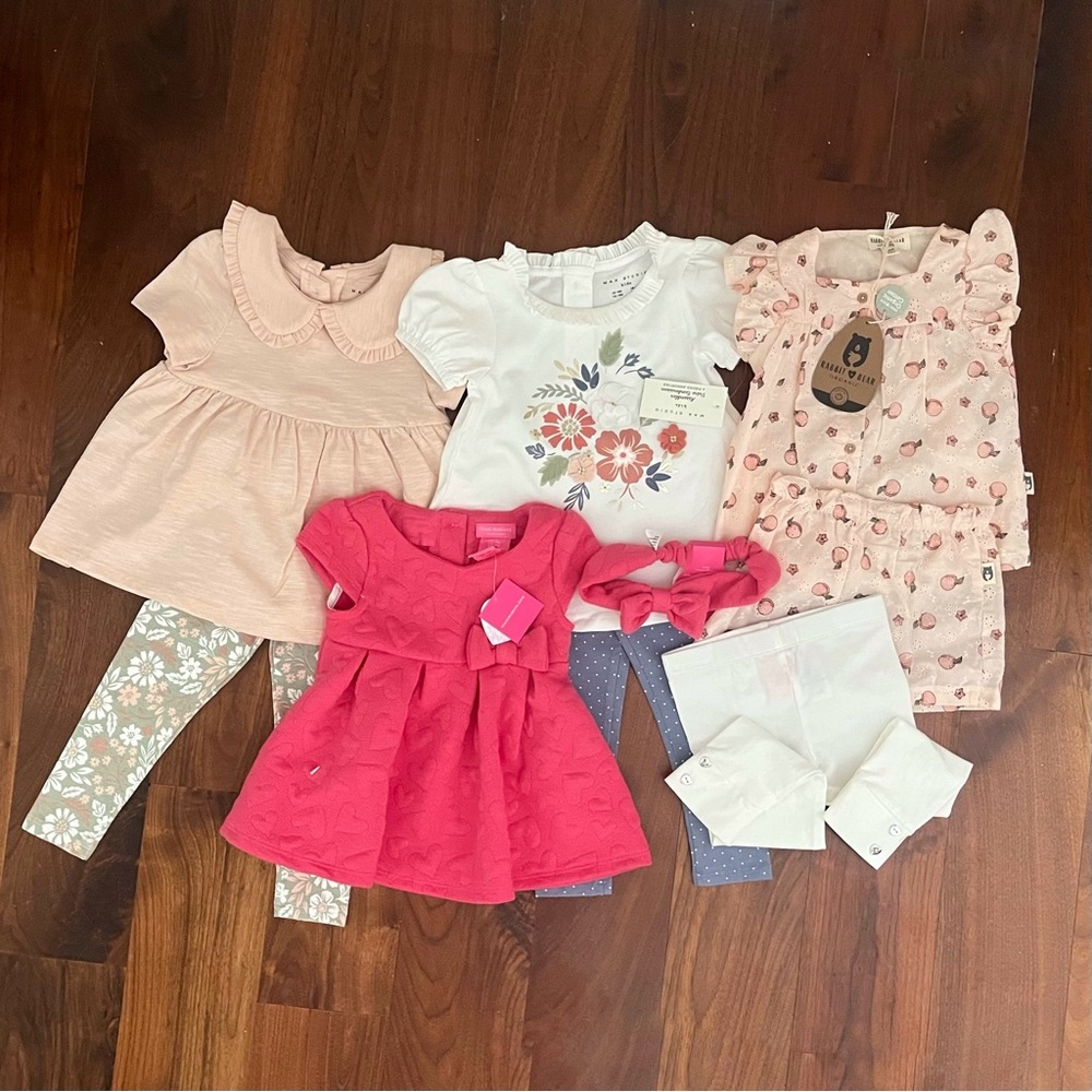 New with tags bundle 4 outfits sz 18 mo girls - Isaac Mizrahi, Cynthia Rowley